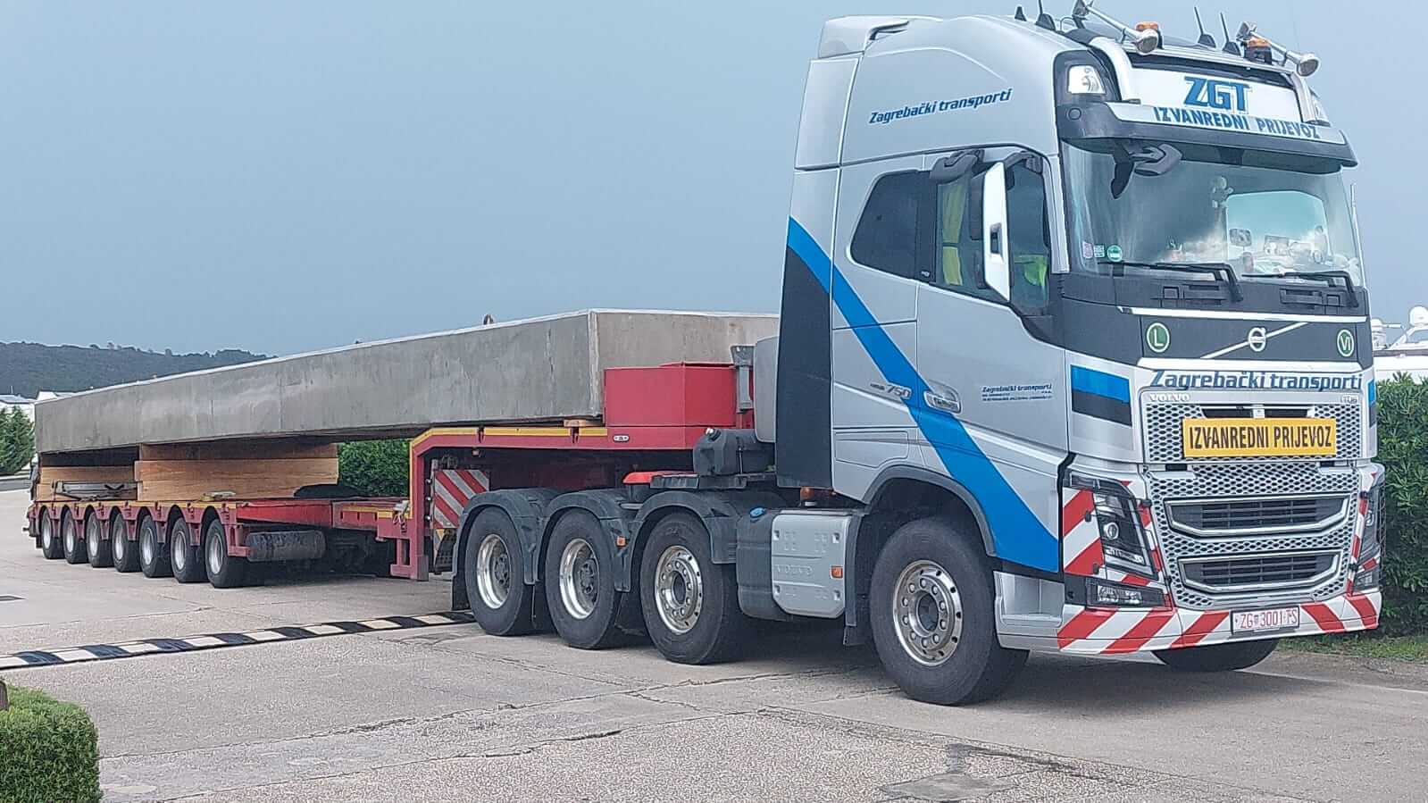 Izvanredni transport Zagrebački transporti — projekt 1