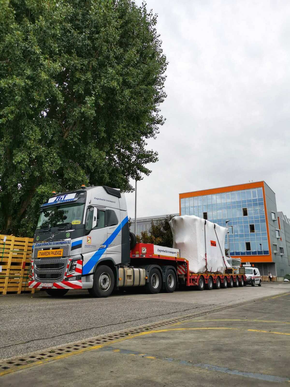 Izvanredni transport Zagrebački transporti — projekt 16
