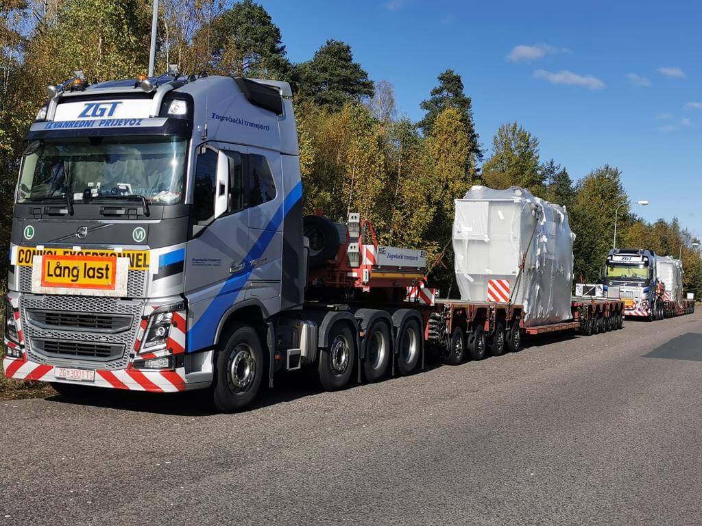 Izvanredni transport Zagrebački transporti — projekt 13