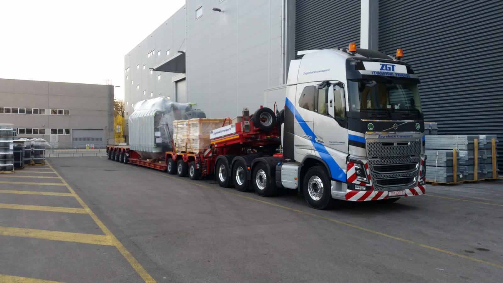 Izvanredni transport Zagrebački transporti — projekt 19